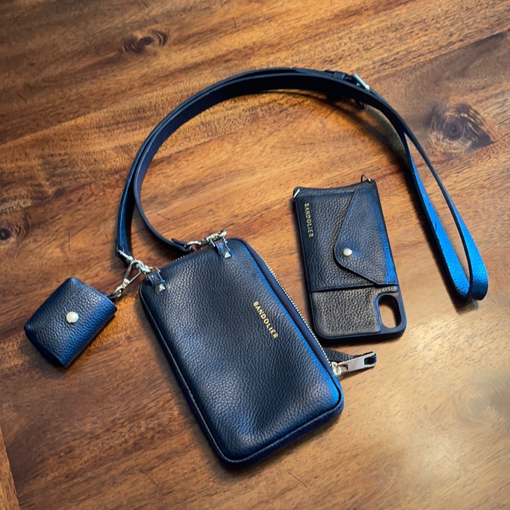 Crossbody modular phone case, airbud case, purse